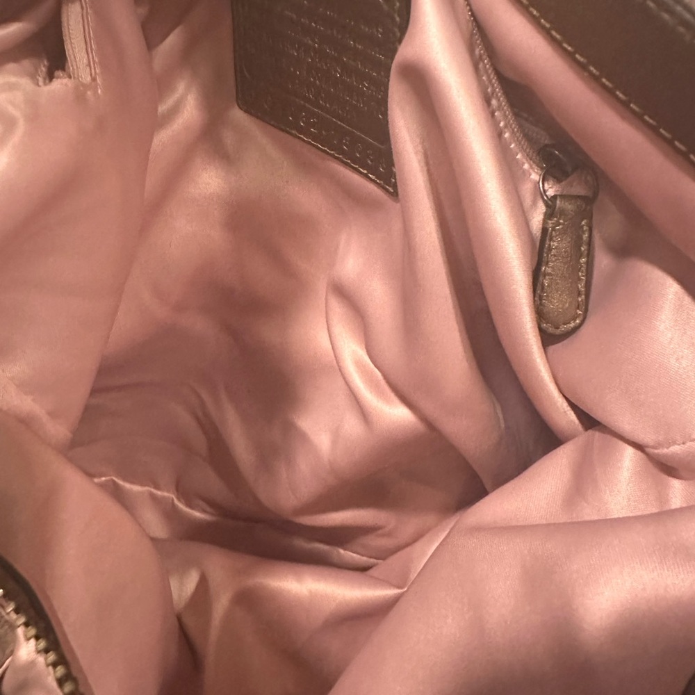 Coach suede and leather bag - Picture 6 of 7